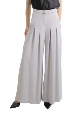 Pantaloni palazzo ampi vita alta con cintura Imperial